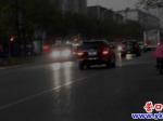 9日營口突降大雨 白晝如黑夜
