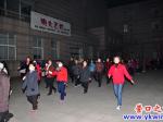 老邊三百人列隊 齊跳“快樂健身操”