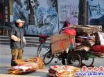 春節過后，紙殼成廢品“主流”