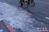 路面結冰路難行2
