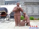 泥塑，再現營口遼河老街古人風采