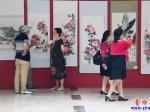 營(yíng)口：“夕陽(yáng)輝映黨旗紅”書畫展